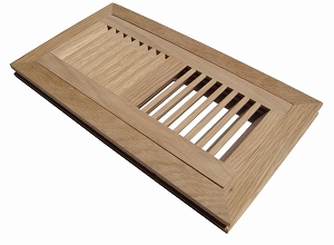 white oak floor register