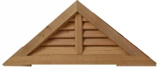 gable vents, wood gable vents, wood vents, gable louvers